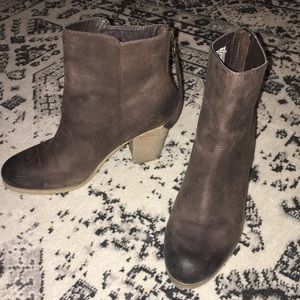 Ralph Lauren Brown booties worn once!